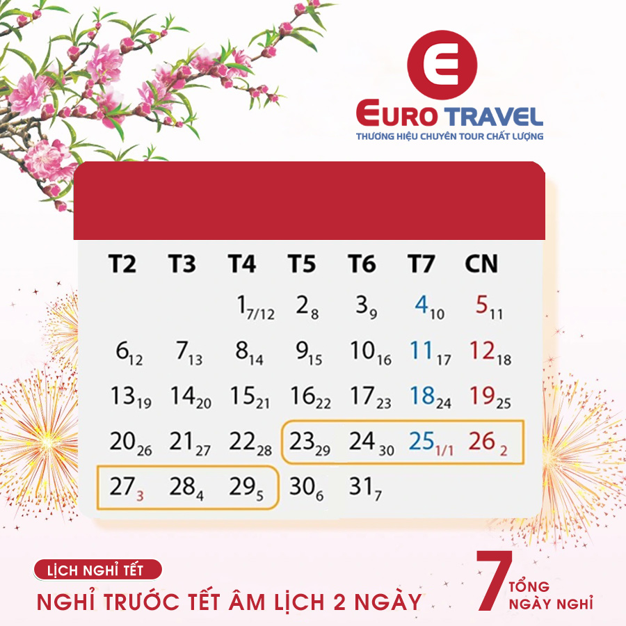 Lịch nghỉ tết Âm lịch Canh Tý 2020 chính thức