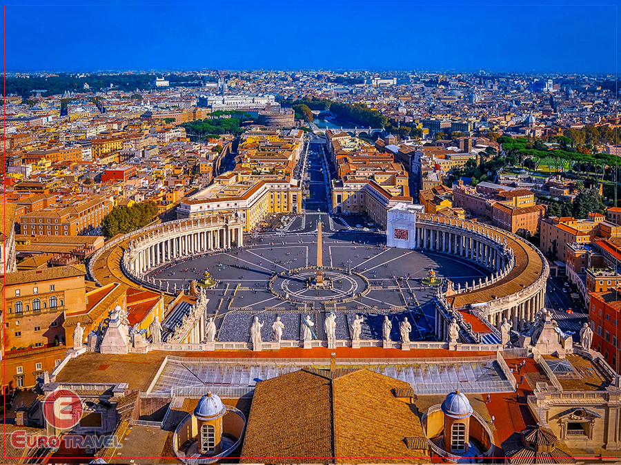 Thành Quốc Vatican trong lòng thành phố Rome Thành Quốc Vatican trong lòng thành phố Rome