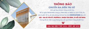 Thông báo chuyển trụ sở công ty