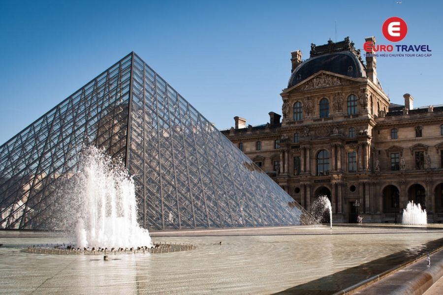 Bảo tàng Lourve tuyệt đẹp trong tour du lịch Pháp
