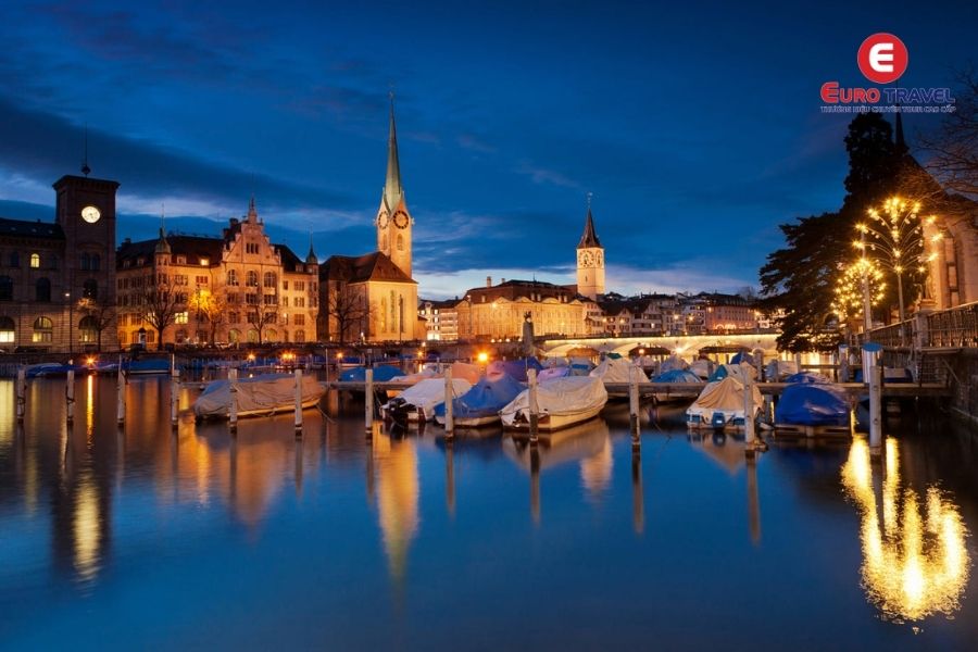Thành phố Zurich lãng mạn tuyệt đẹp
