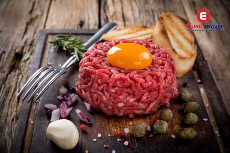Thịt bò tái Steak Tartare cực bổ dưỡng