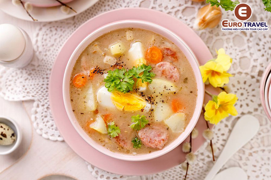 Ẩm thực Đông Âu thưởng thức món Zhuerk