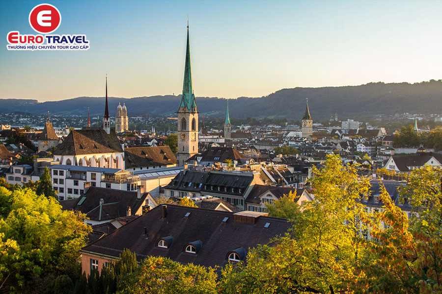 Điểm du lịch châu Âu mùa thu khám phá Zurich