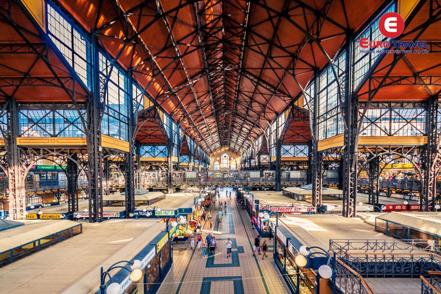 Chợ trung tâm lớn nhất Budapest - Great Market Hall