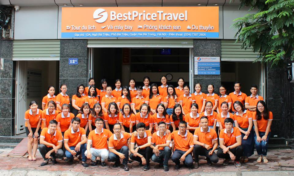 Đội ngũ nhân viên công ty BestPrice 