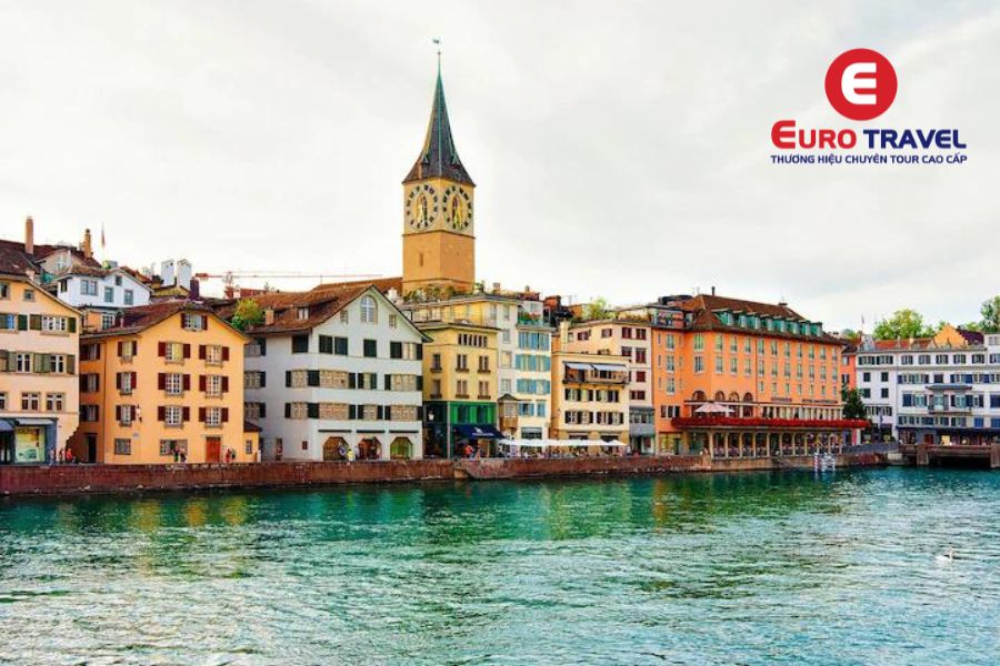 Hồ Zurich xanh trong tuyệt đẹp