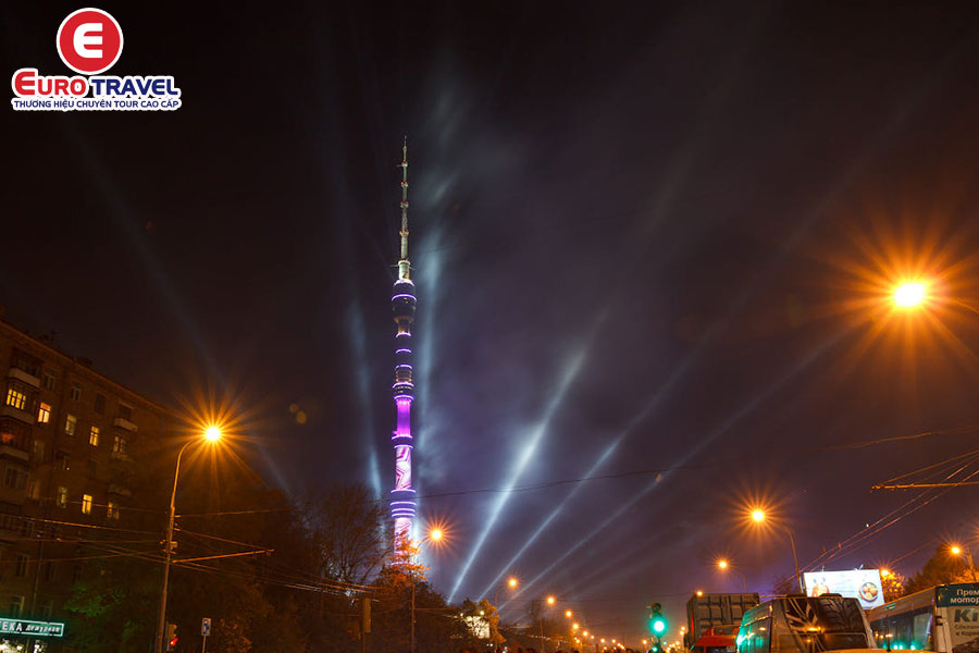 Công trình Ostankino thú vị tại Nga