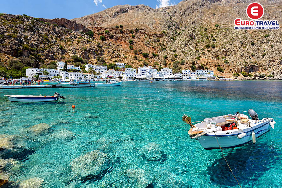 Điểm du lịch Hy Lạp trải nghiệm bãi biển Crete