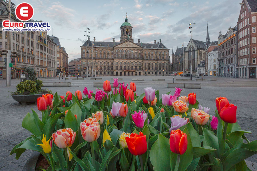 Quảng trường Dam điểm tham quan thú vị tại Amsterdam