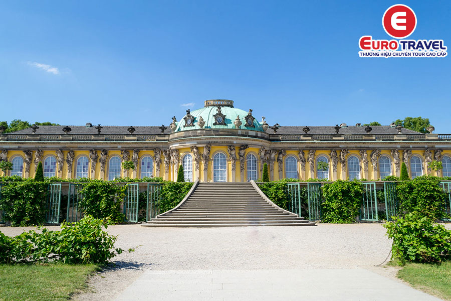 Tham quan Sanssouci tại điểm du lịch Đức