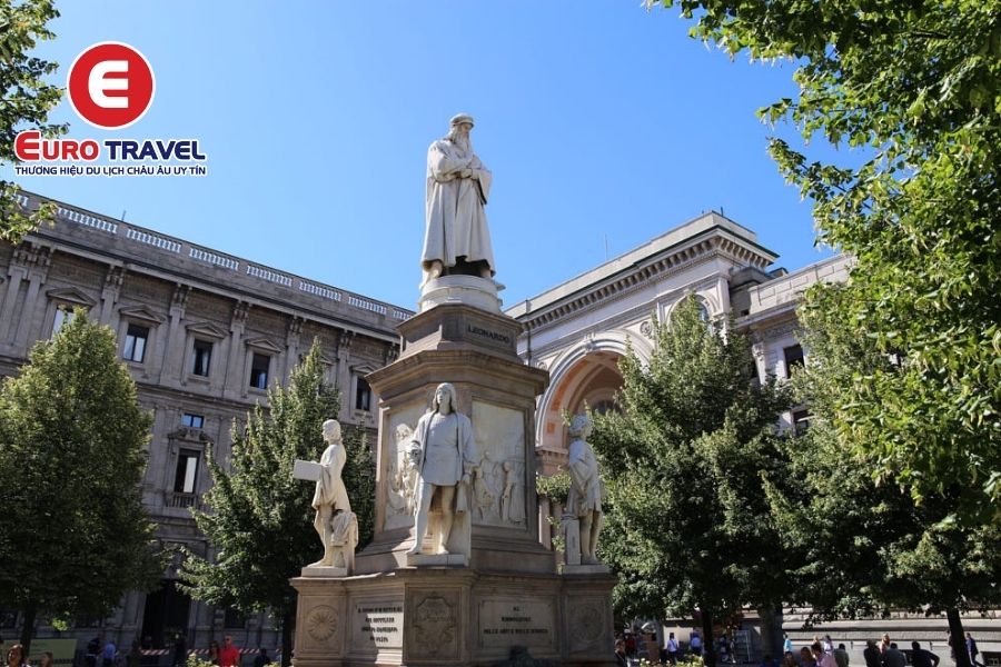 Milan cổ kính trong ánh hoàng hôn
