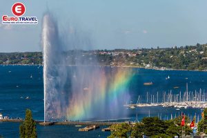Điểm du lịch Geneva ghé thăm đài phun nước Jet d’Eau