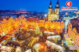 Điểm du lịch châu Âu dịp Noel tham quan Prague