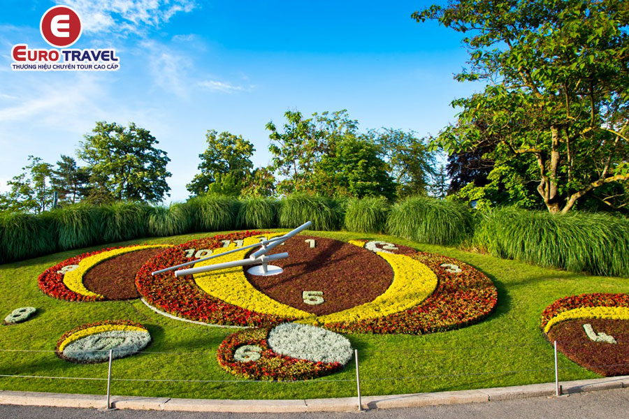 Thăm quan đồng hồ hoa tuyệt đẹp tại Geneva