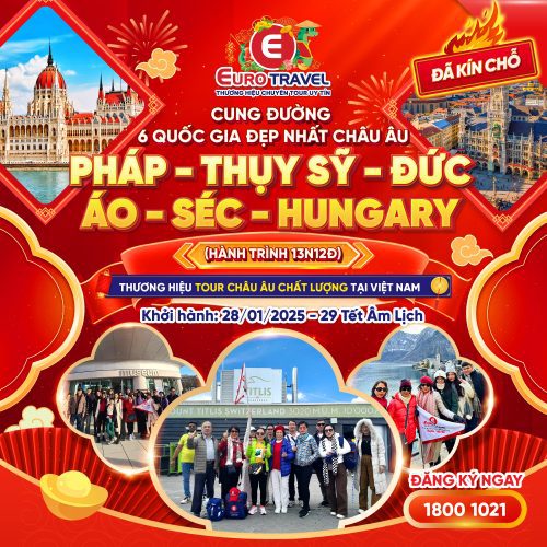 Tour tết 6 quốc gia đẹp nhất