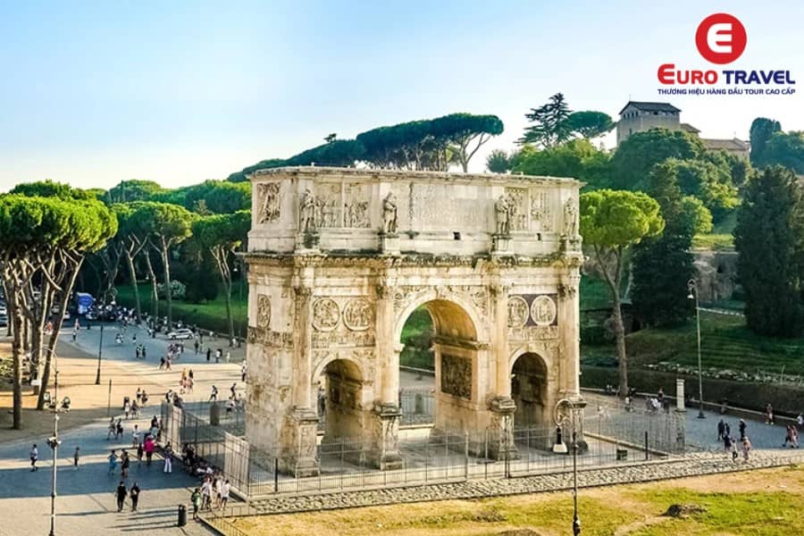 Cổng chào chiến thắng Arch of Constantine của nước Ý - Eurotravel
