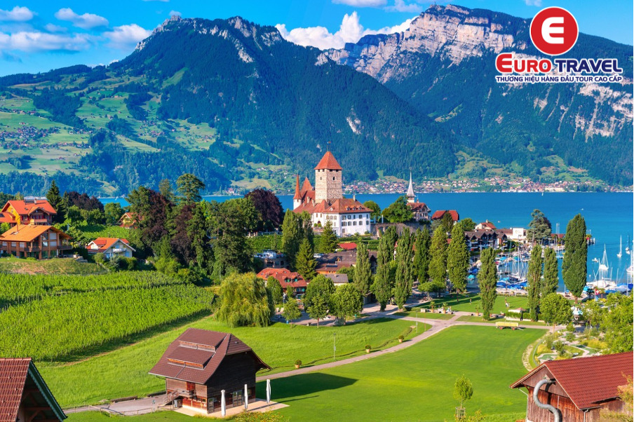 Cảnh đẹp tại các ngôi làng ở Thuỵ Sĩ