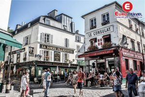 Phố đi bộ Rue de France tại thành phố Nice Pháp