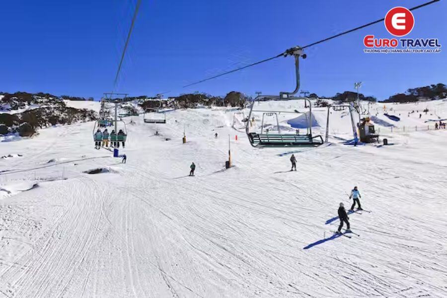 Mùa đông chính là mùa trượt tuyết tại Úc