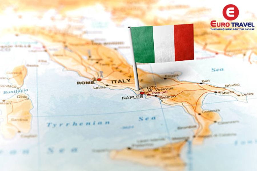 Bản đồ nước Ý - Đất nước có lãnh thổ hình chiếc Úc