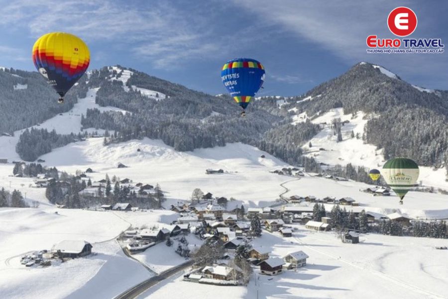 Lễ hội khinh khí cầu tại Thụy Sĩ