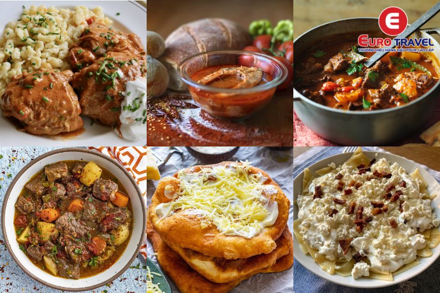 Một số món ăn tiêu biểu của ẩm thực Hungary