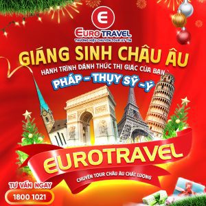 tour pháp thuỵ sĩ ý giáng sinh tháng 11