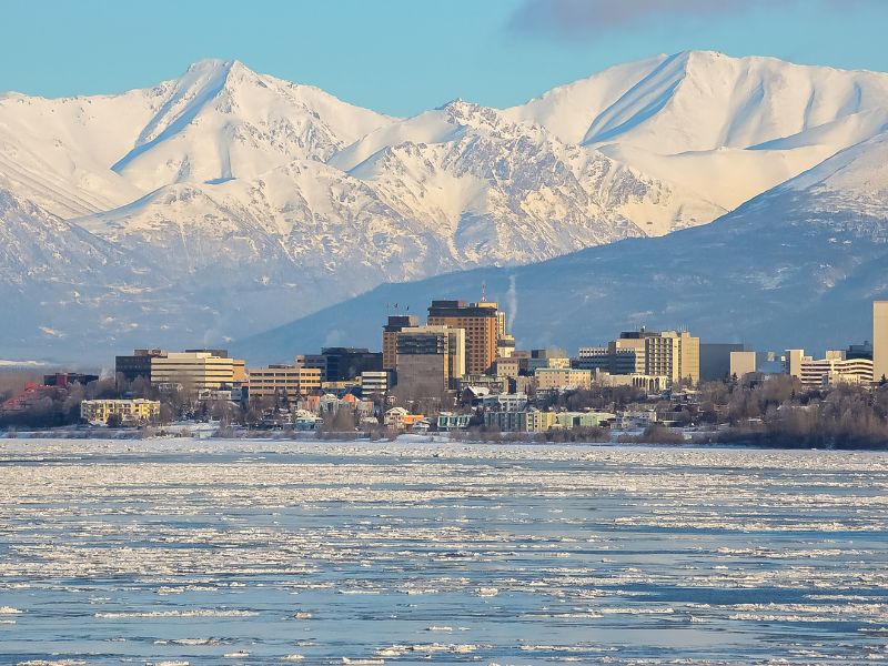 Thành phố tuyết Anchorage, Alaska