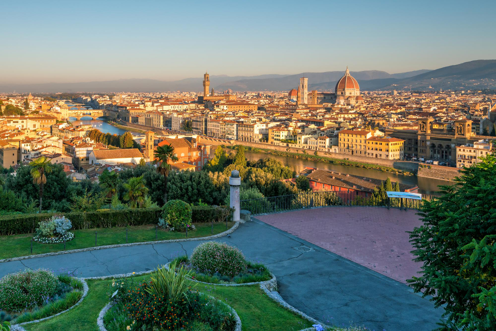 Mùa thu Châu Âu ở Florence, Ý