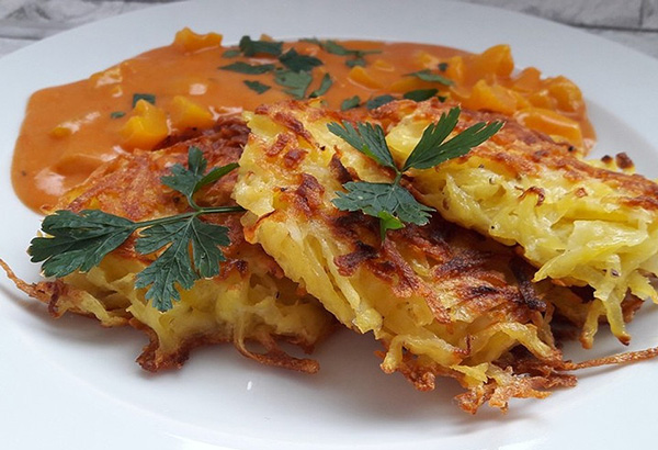 Bánh khoai tây bào Rosti