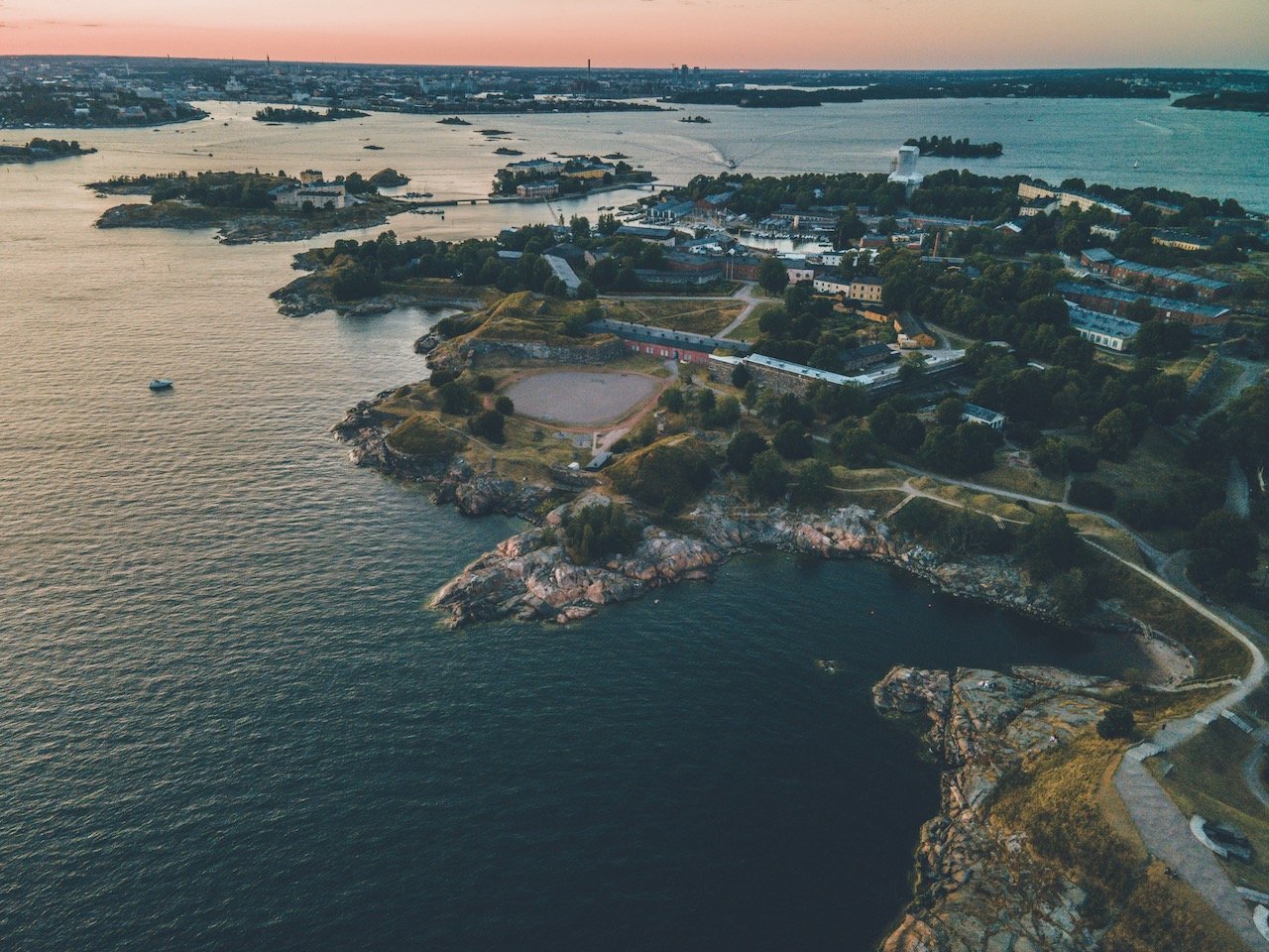 Khung cảnh xung quanh pháo đài Suomenlinna, Phần Lan