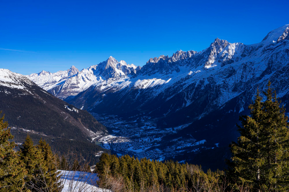 Mont Blanc vào mùa thu