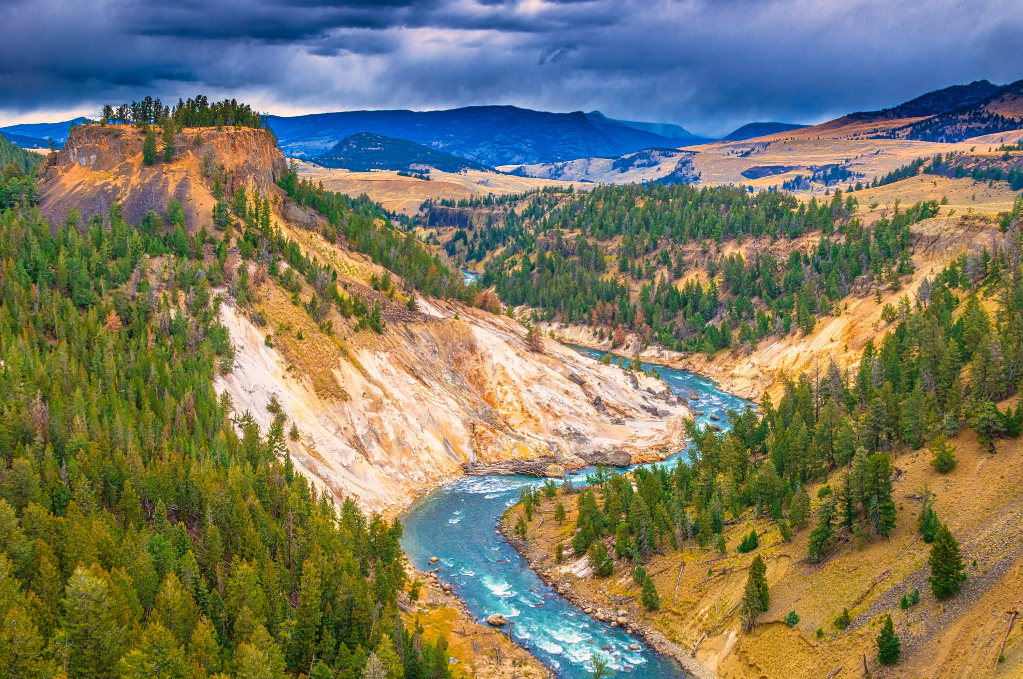 Vườn quốc gia Yellowstone ở tiểu bang Wyoming, Hoa Kỳ