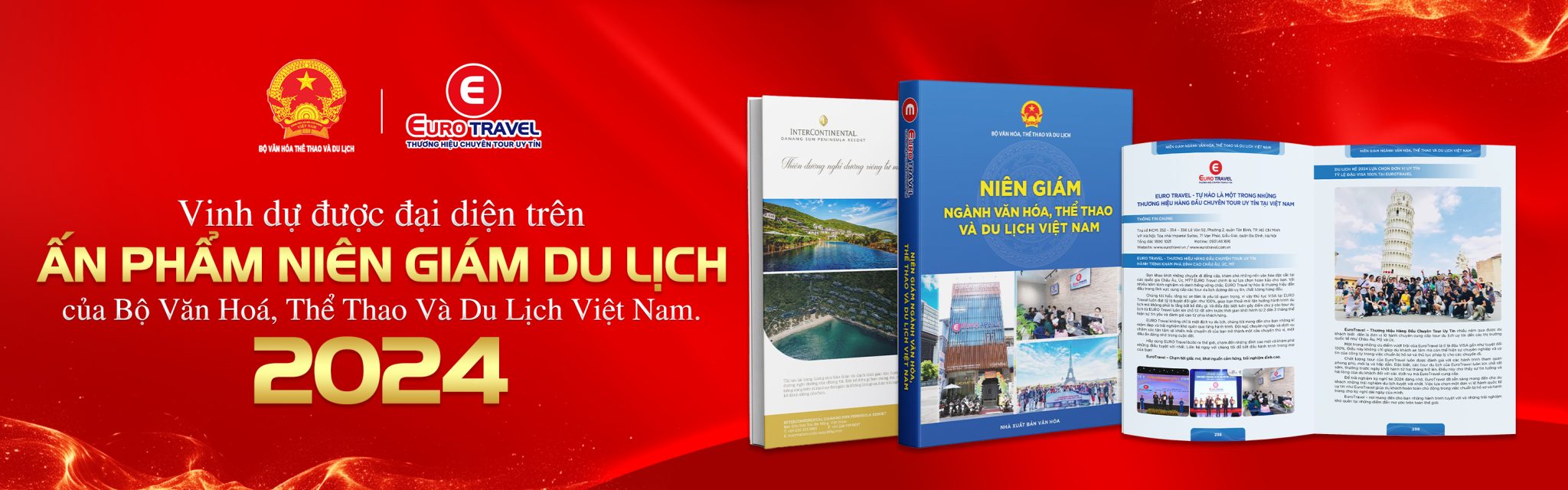 EuroTravel xuất hiện trên Ấn Phẩm Niên Giám Du Lịch Việt Nam 2024 của Bộ Văn Hóa, Thể Thao và Du Lịch Việt Nam