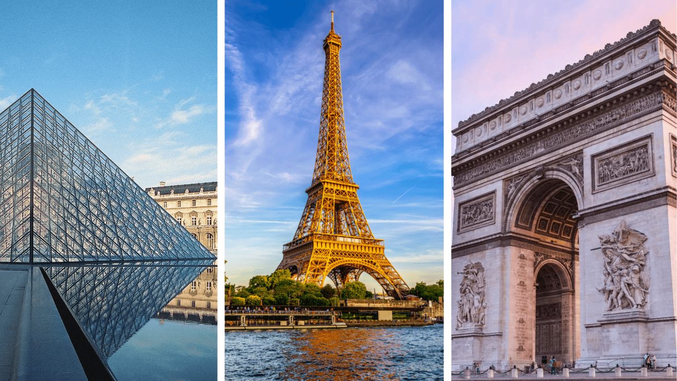 địa điểm nổi bật tại Paris của tour Pháp - Thụy Sĩ - Ý