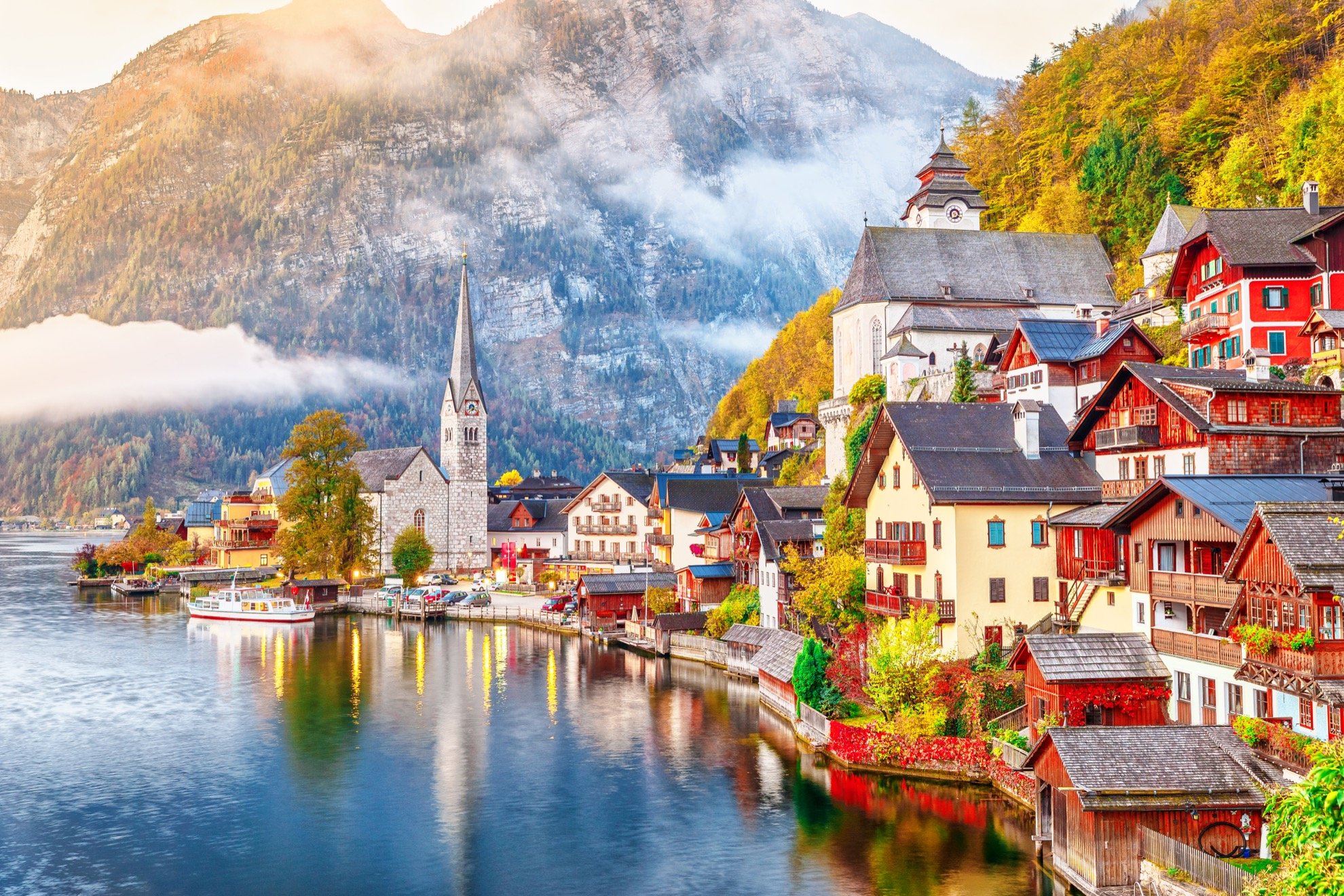 du lịch châu âu - ngôi làng cổ hallstatt tại nước áo