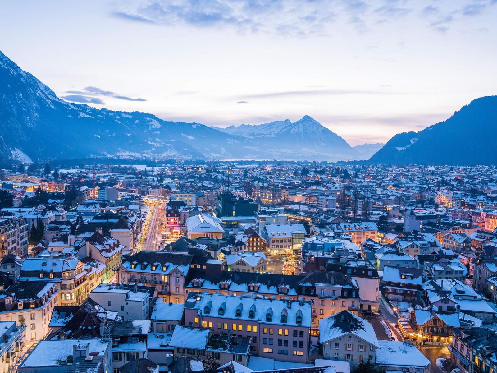 Mùa đông tại Interlaken