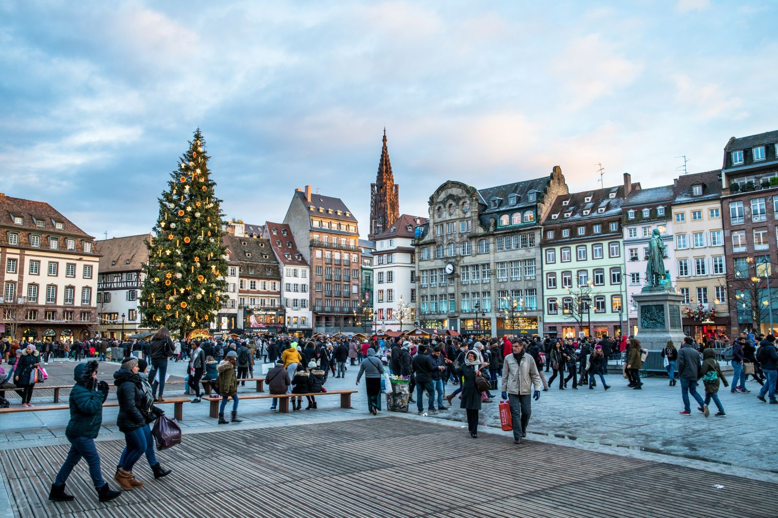 Strasbourg, Pháp vào mùa đông