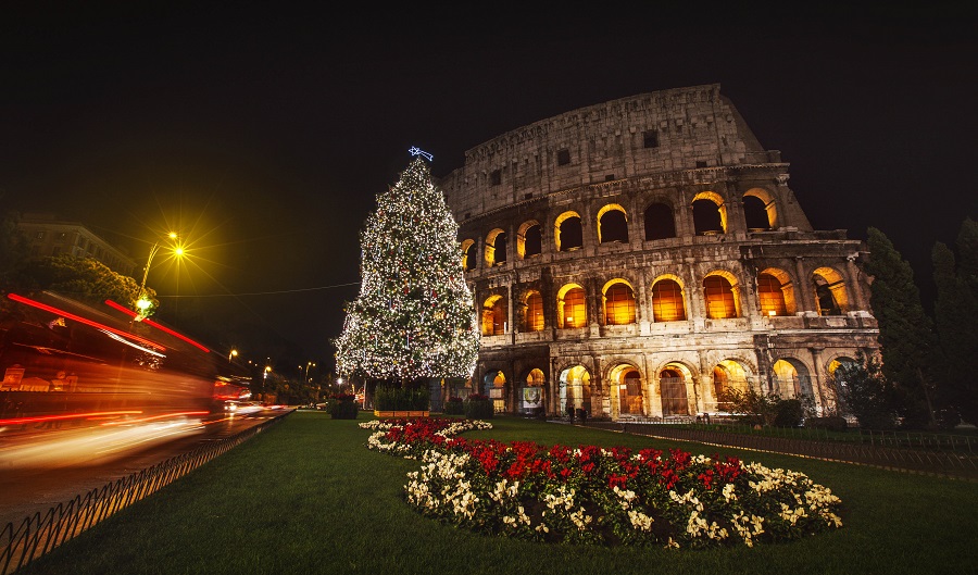 Trang trí Giáng Sinh ở Rome, Ý