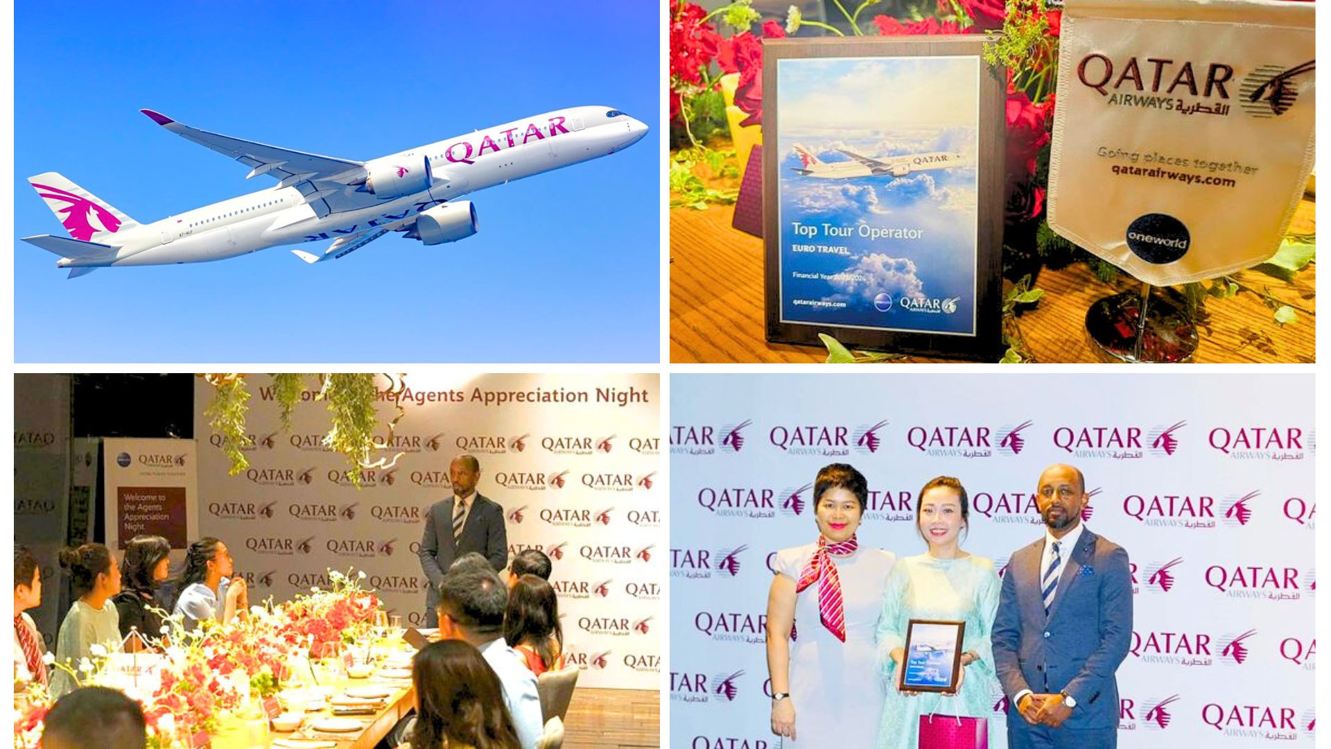 Qatar Airways đồng hành cùng hành khách EuroTravel trên mọi chuyến đi Châu Âu