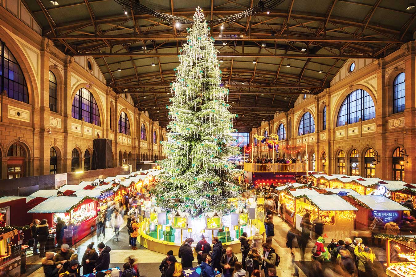 Vẻ đẹp của Chợ Giáng sinh Zurich tại Nhà ga Hauptbahnhof