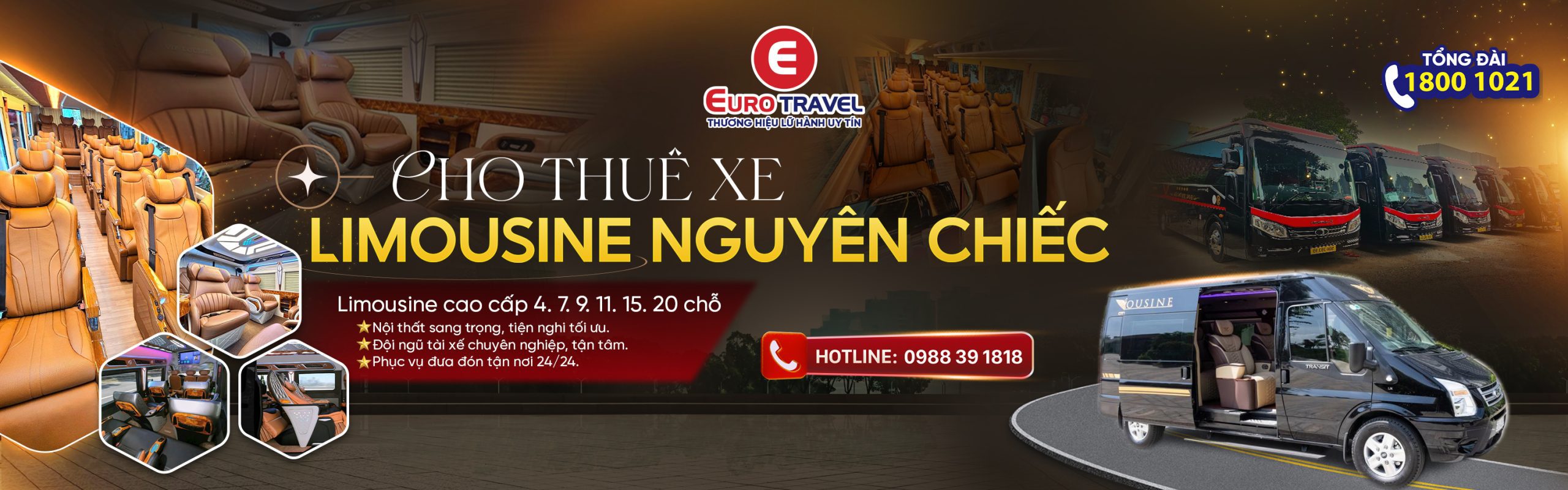 cho thuê xe limousine cao cấp eurotravel