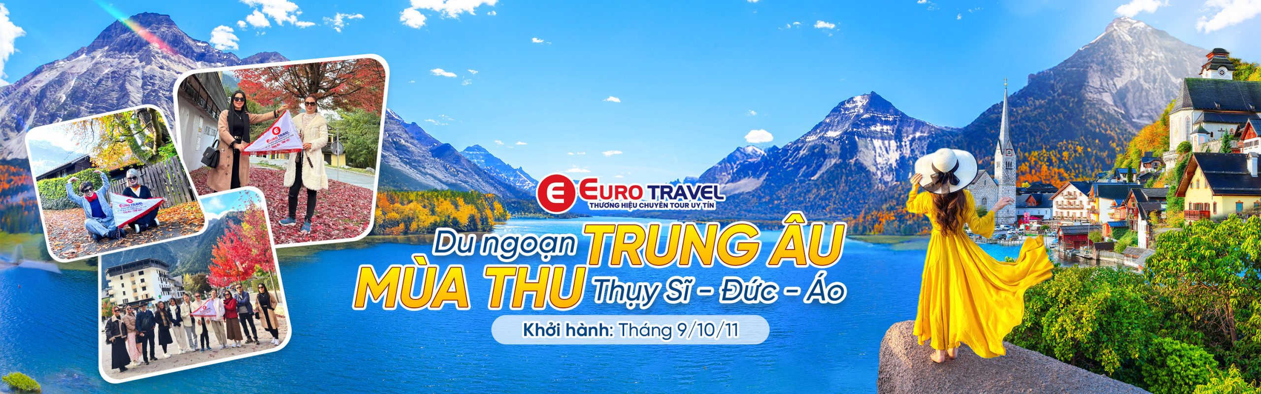 Tour châu âu Thuỵ Sĩ - Đức - Áo mùa thu